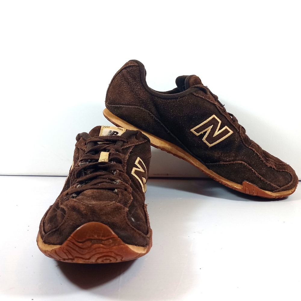 New Balance 442 Mens 11 Dark Brown Suede Gum Sole Casual Retro Trainer Shoes